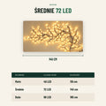 Średnie – 72 LED